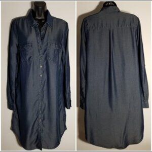Parasuco long denim shirt/dress
